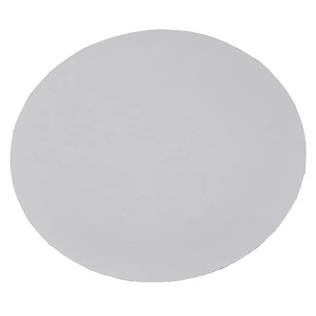 10" White Circle Grease Proof Corrugated (1ct)