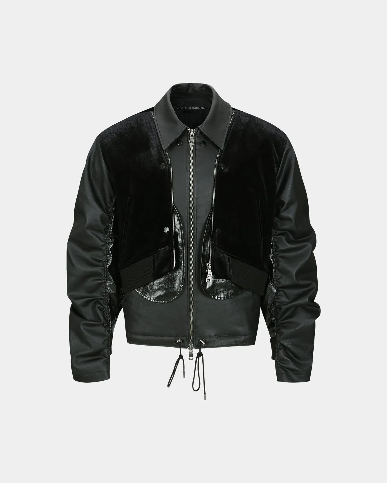 BIENTAIN ZIP-UP JACKET awa627m(BLACK)