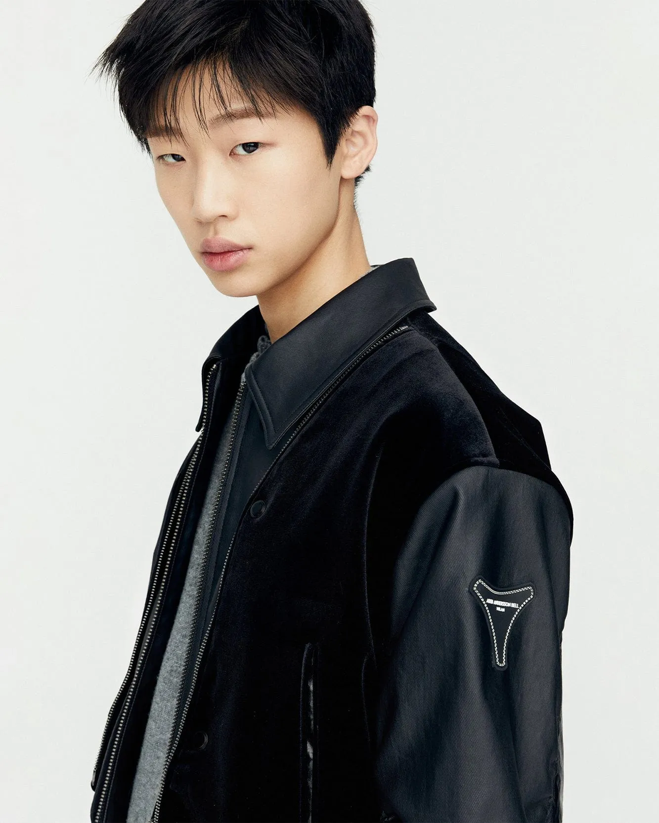 BIENTAIN ZIP-UP JACKET awa627m(BLACK)