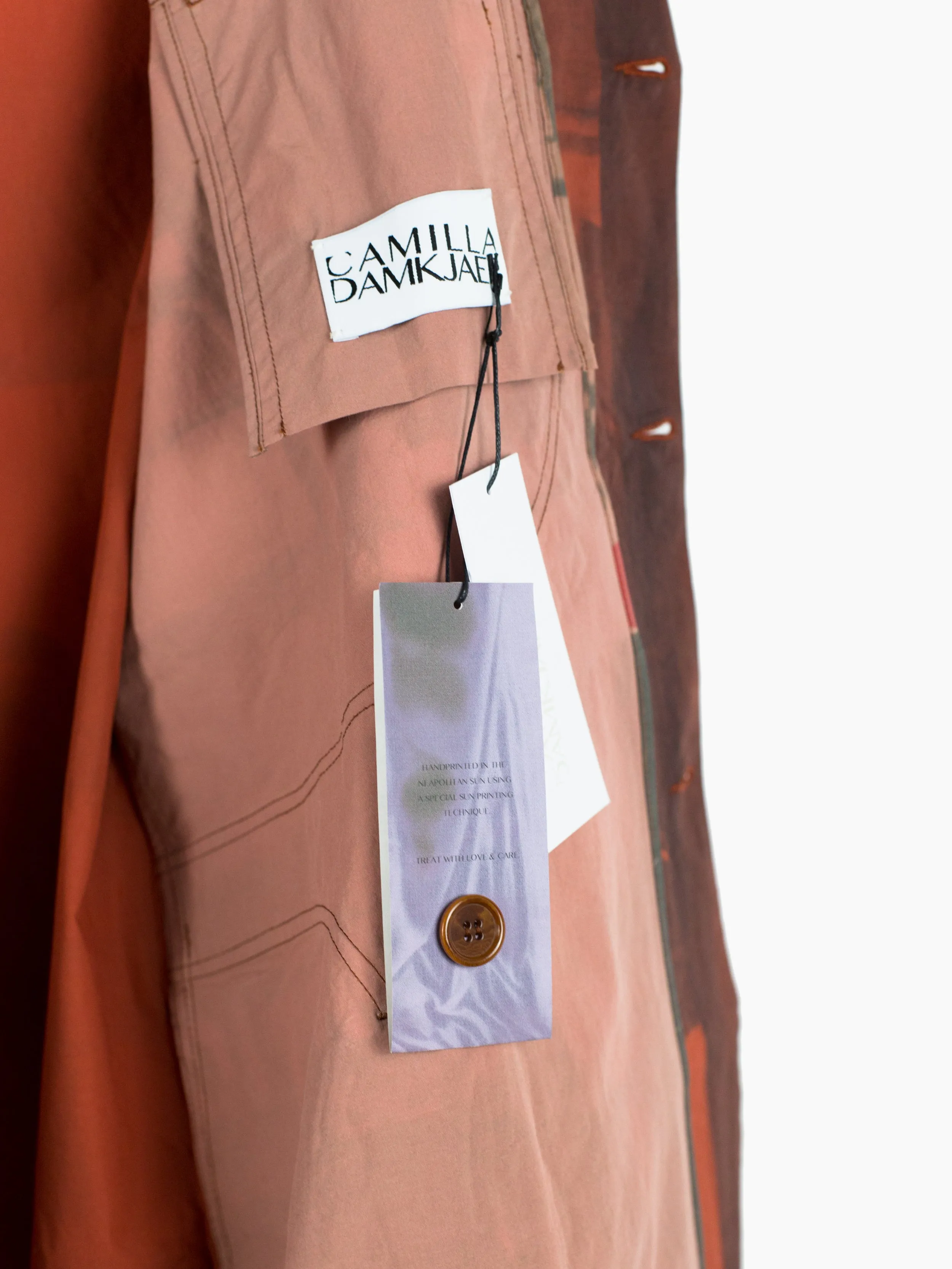 Camilla Damkjaer SS21 Sun-Printed Apron Blazer