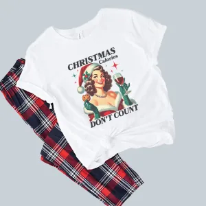 Christmas Calories Women's Yuletide Pyjama Tee and Pant Set