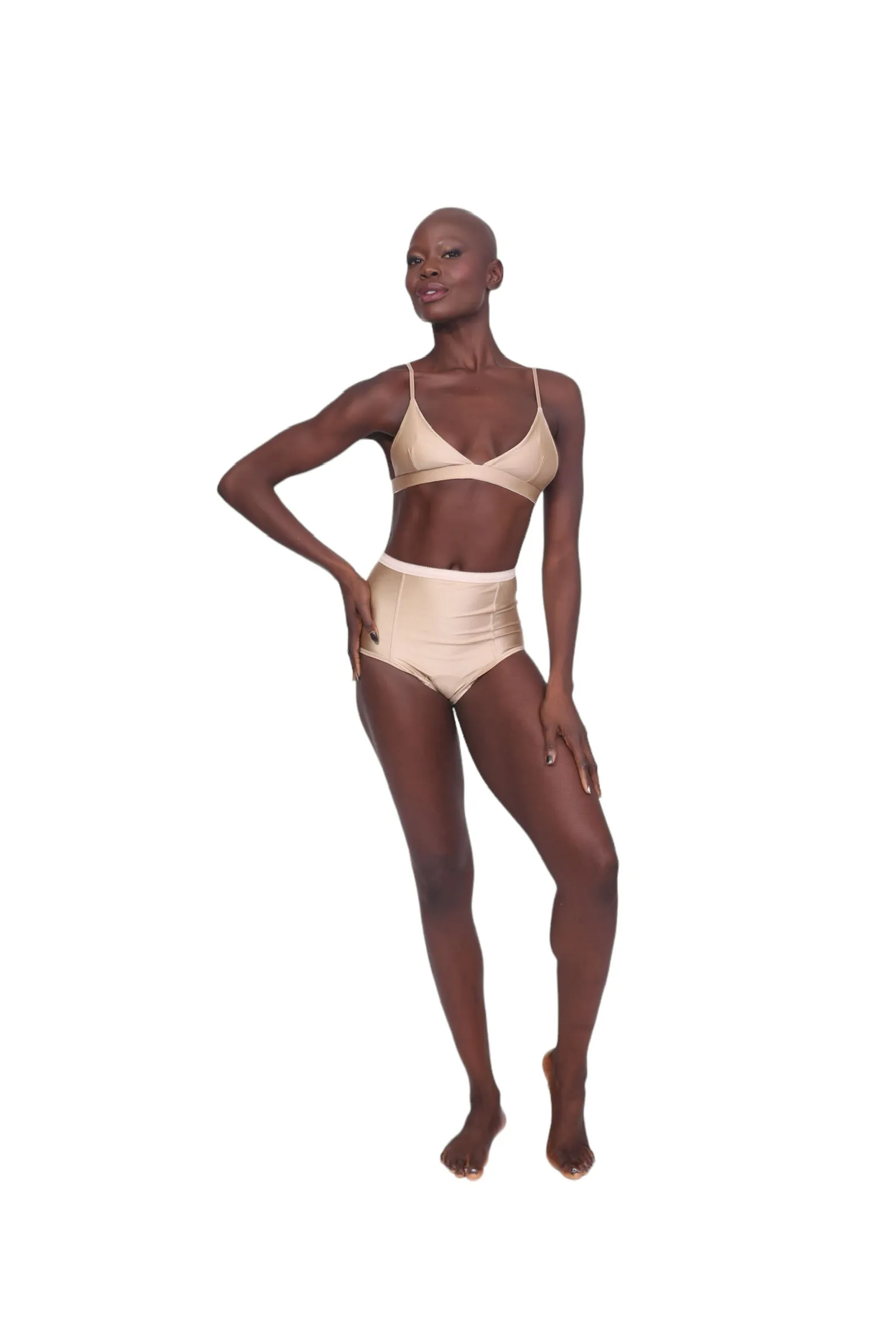 Classic Spandex Bottoms - Beige