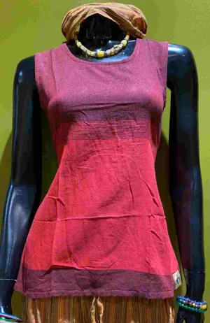 Cotton Wide Strap Tank Top – Prepack of 4 Sizes - Tri Color