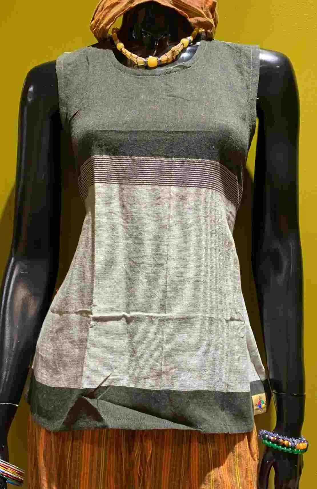 Cotton Wide Strap Tank Top – Prepack of 4 Sizes - Tri Color