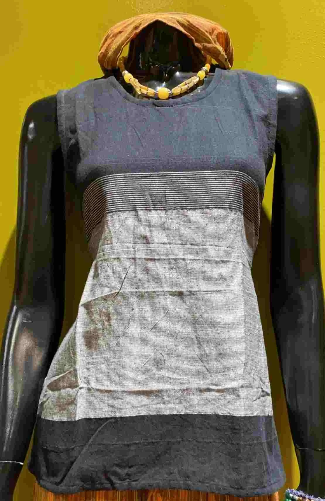 Cotton Wide Strap Tank Top – Prepack of 4 Sizes - Tri Color