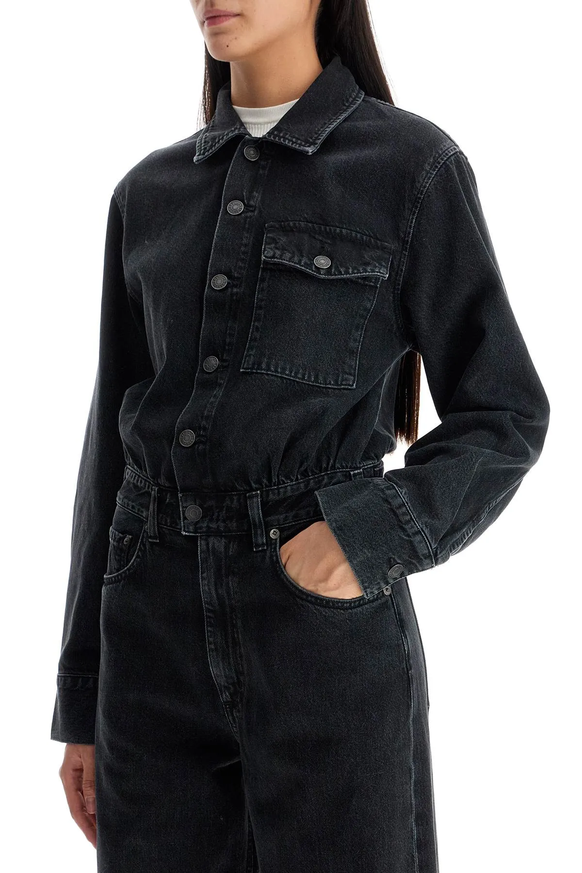 DENIM TANE JUMPSUIT