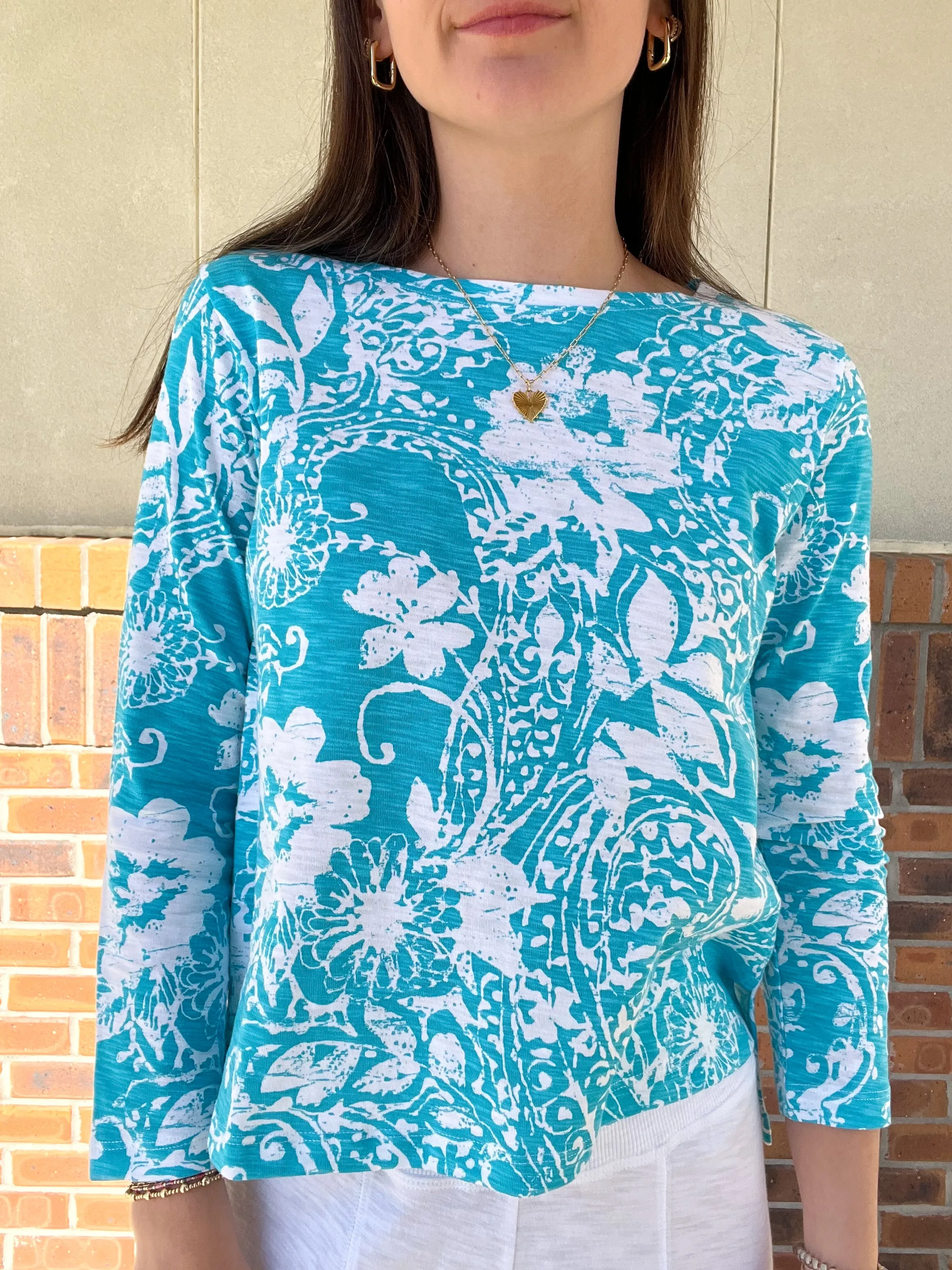 Escape by Habitat Paisley Scroll Boxy Tee