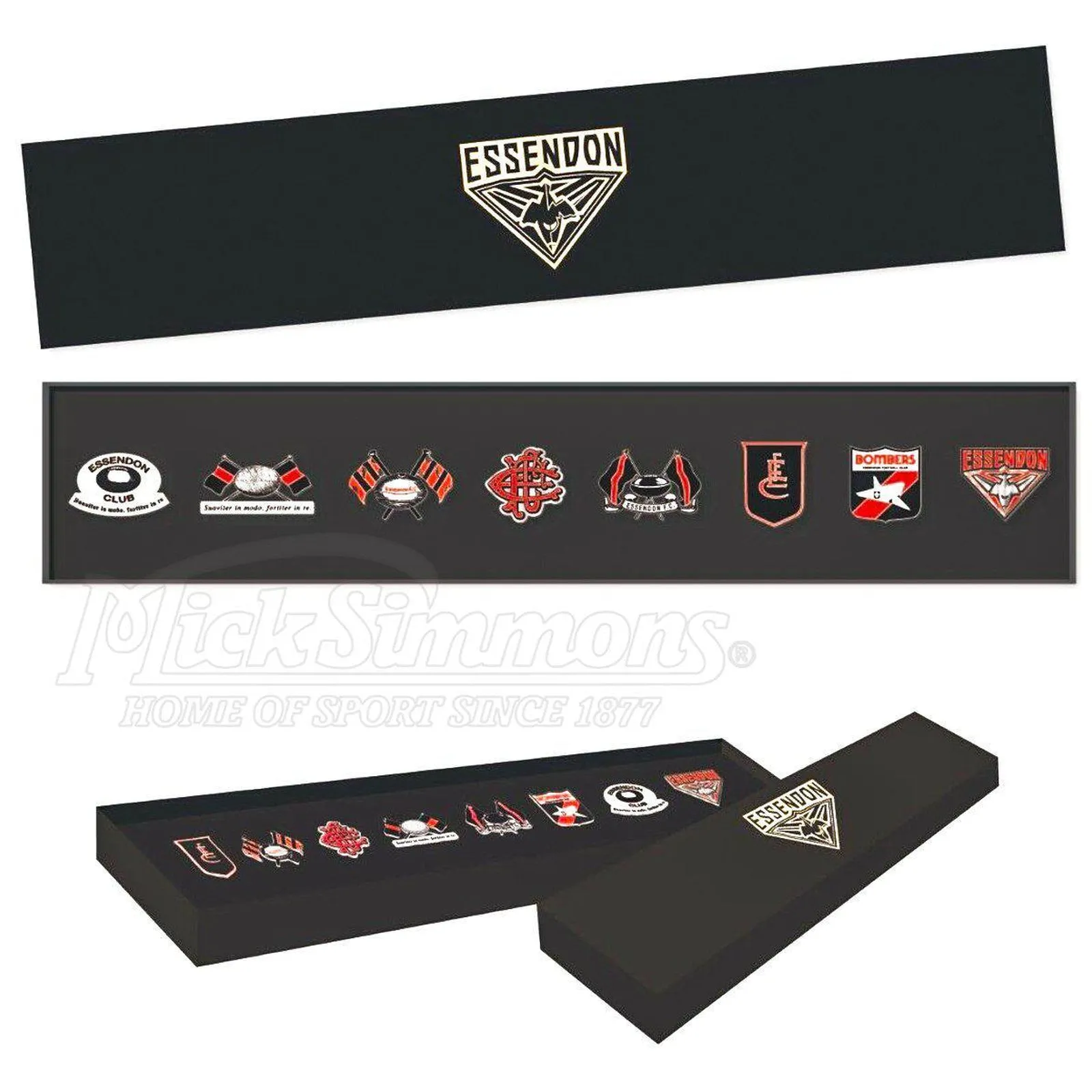 Essendon Bombers AFL Evolution Series Collection Team Metal Logo Pin Set Badge