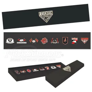 Essendon Bombers AFL Evolution Series Collection Team Metal Logo Pin Set Badge