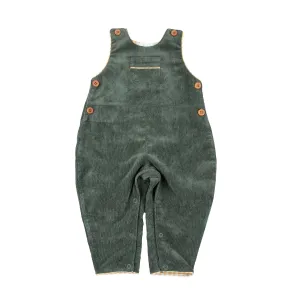 Forest Green Corduroy Overalls