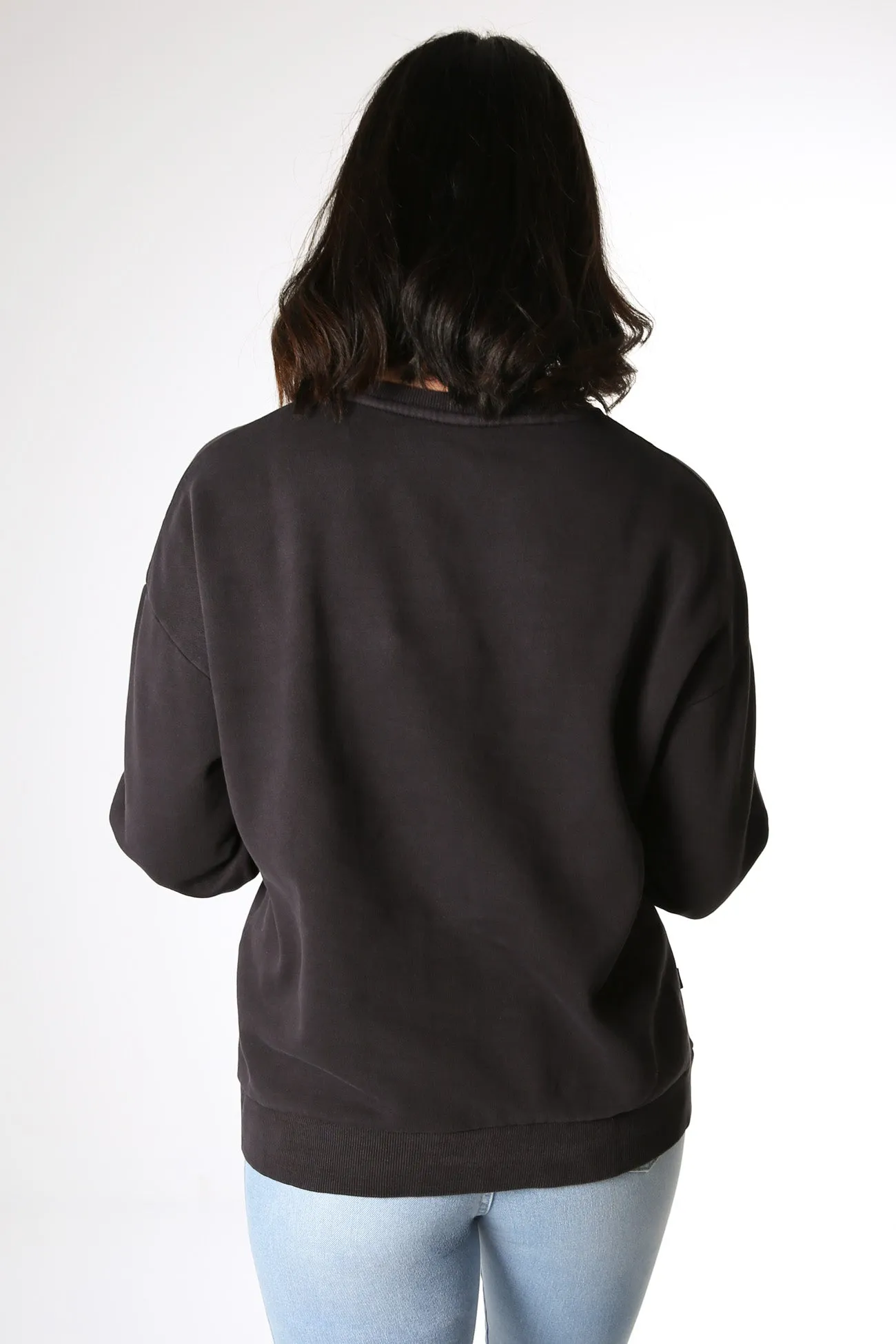Harlow Crew Washed Black