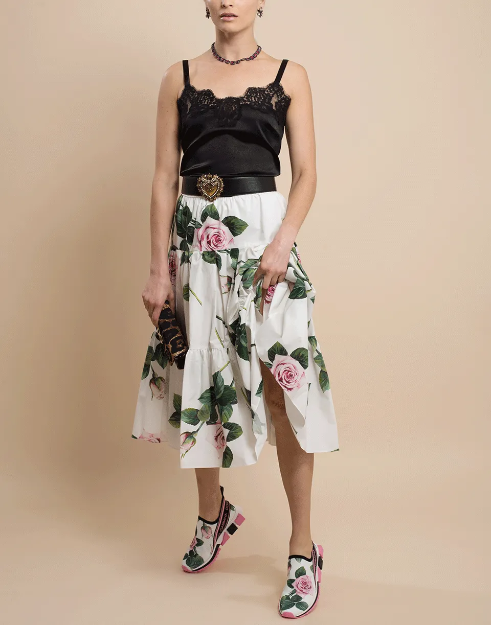 Lace Satin Stretch Camisole