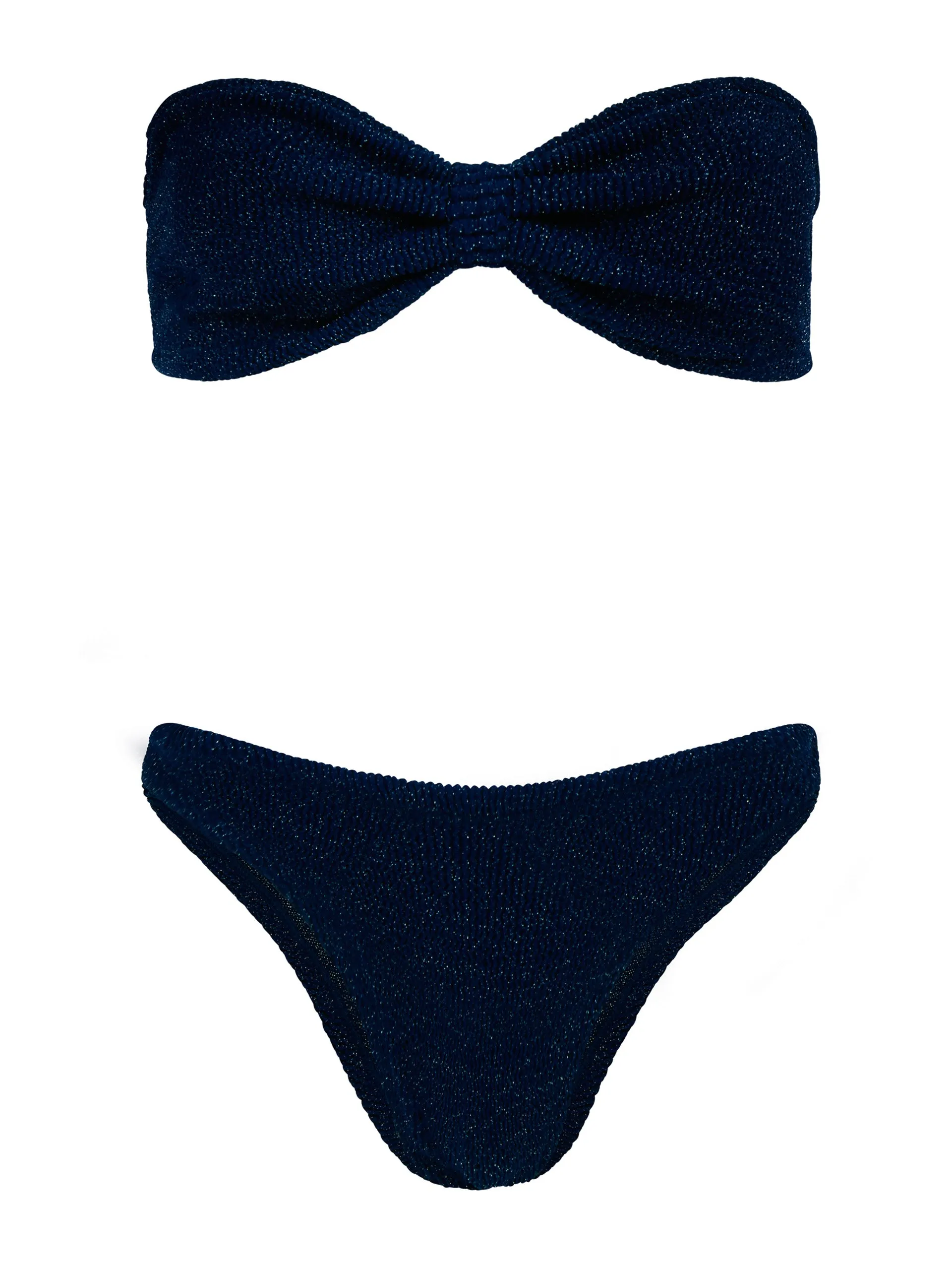Navy and silver Ruby bikini lurex