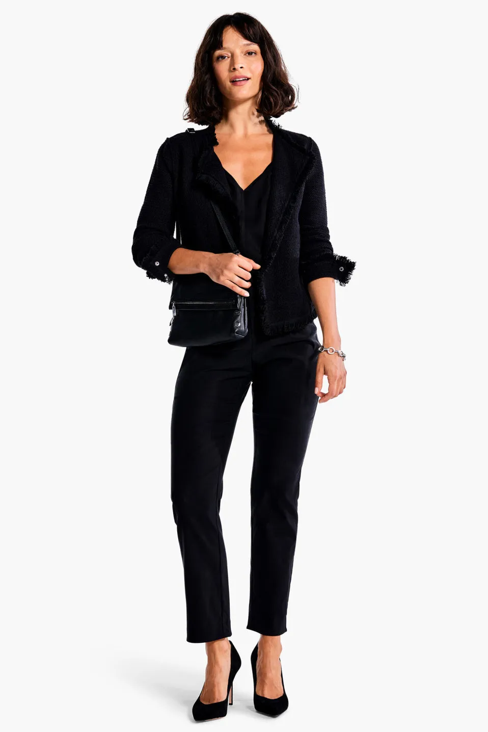 Nic   Zoe Polished Wonderstretch Straight Ankle Pant