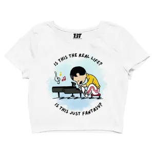 Queen Crop Top - Bohemian Maestro