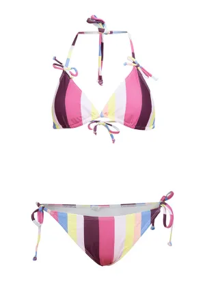 Retro Striped Ribbon Bikini #151