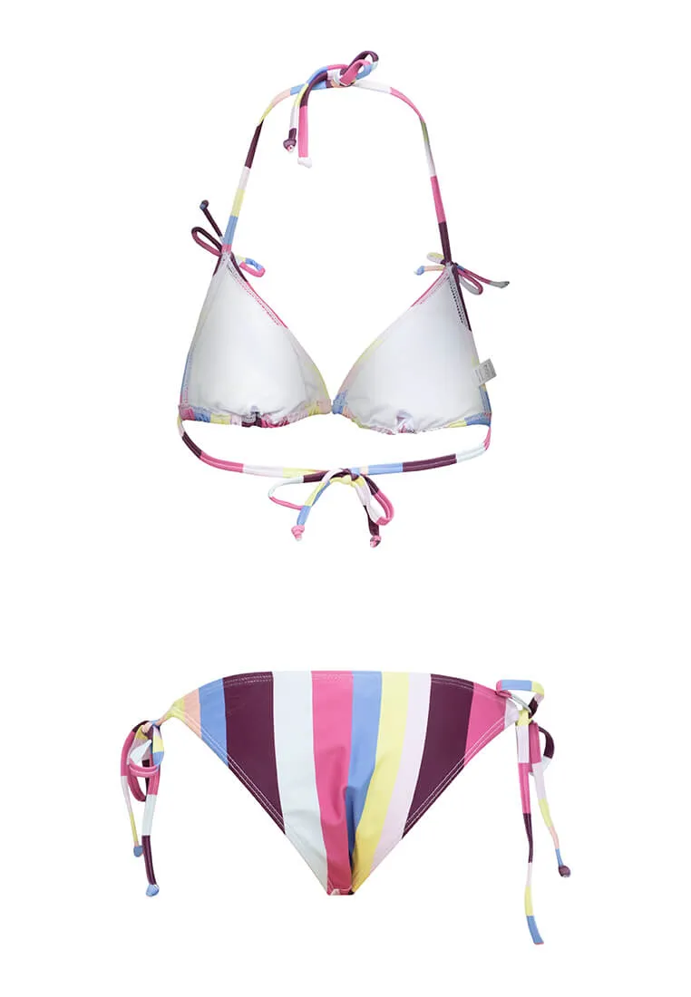 Retro Striped Ribbon Bikini #151