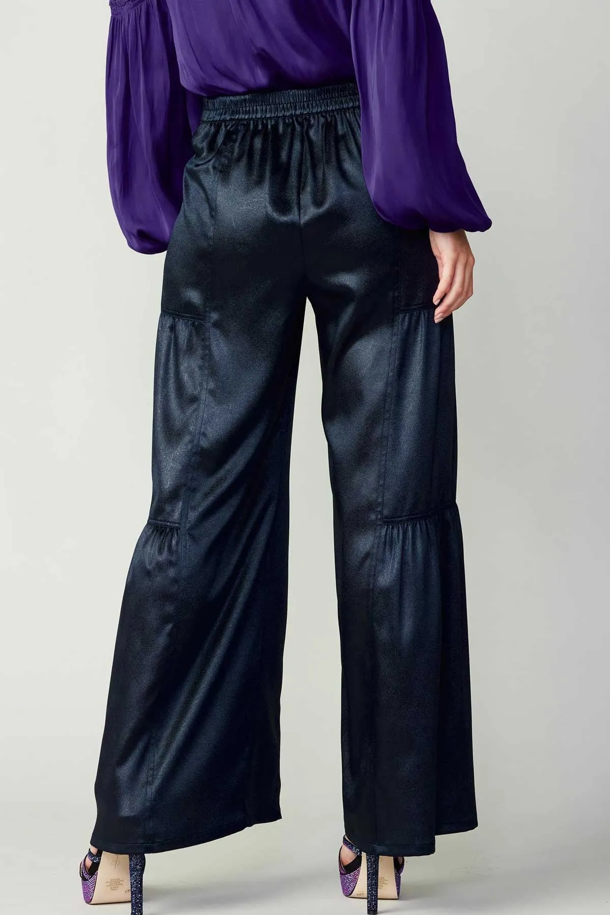 Tiered Wide Leg Pants
